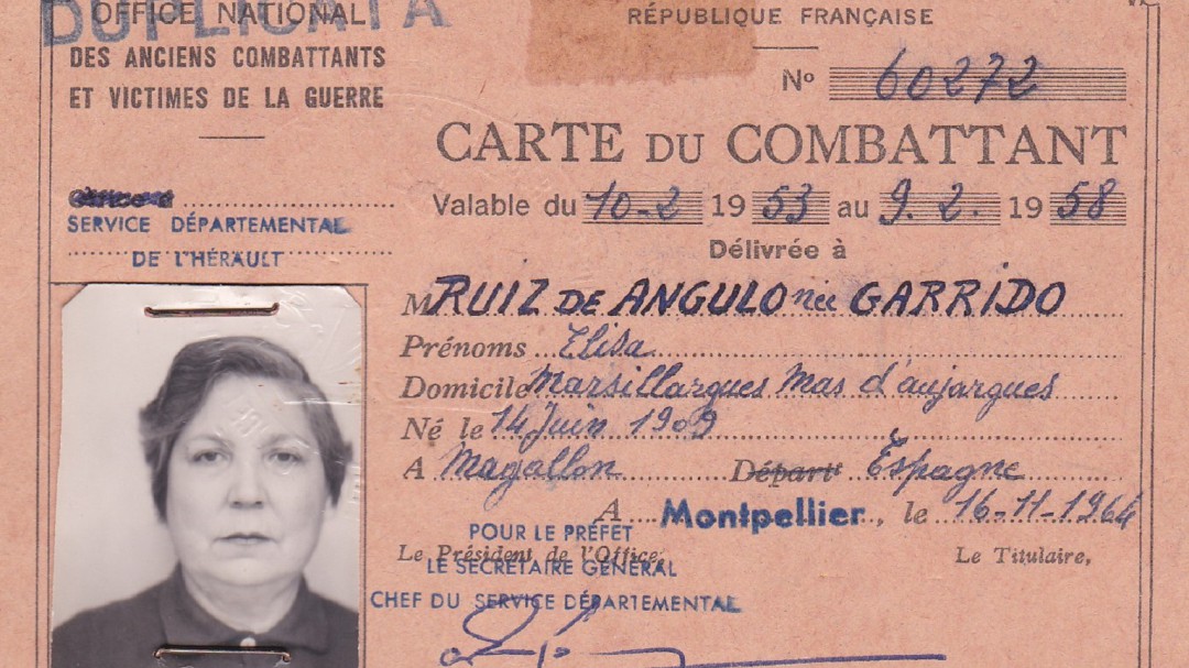 Elisa Garrido, la magallonera que luchó contra el nazismo