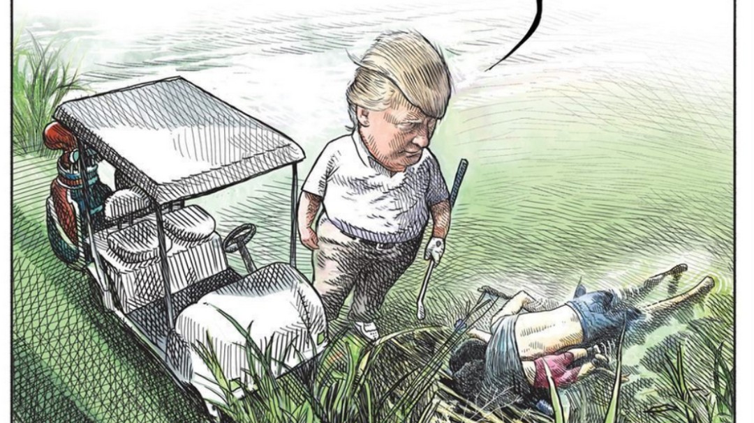 Despedido otro dibujante por una viñeta crítica con Donald Trump