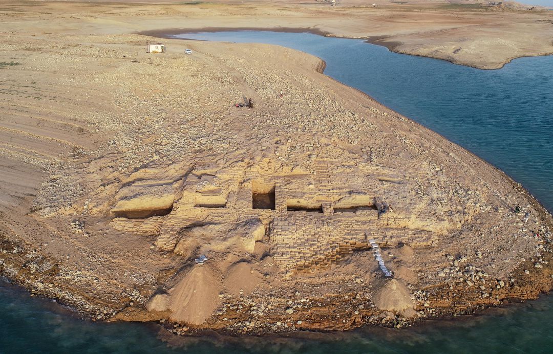 Los investigadores comparten imágenes del palacio de Kemane. Los investigadores comparten imágenes del palacio de Kemane.