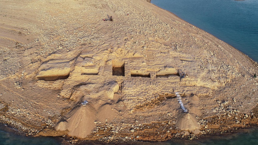 La sequía revela un palacio de 3.400 años de antigüedad en Irak