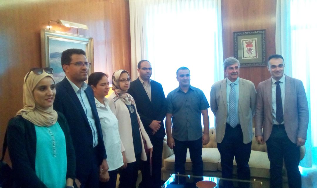 Una delegación marroquí visita la ULE Una delegación marroquí visita la ULE