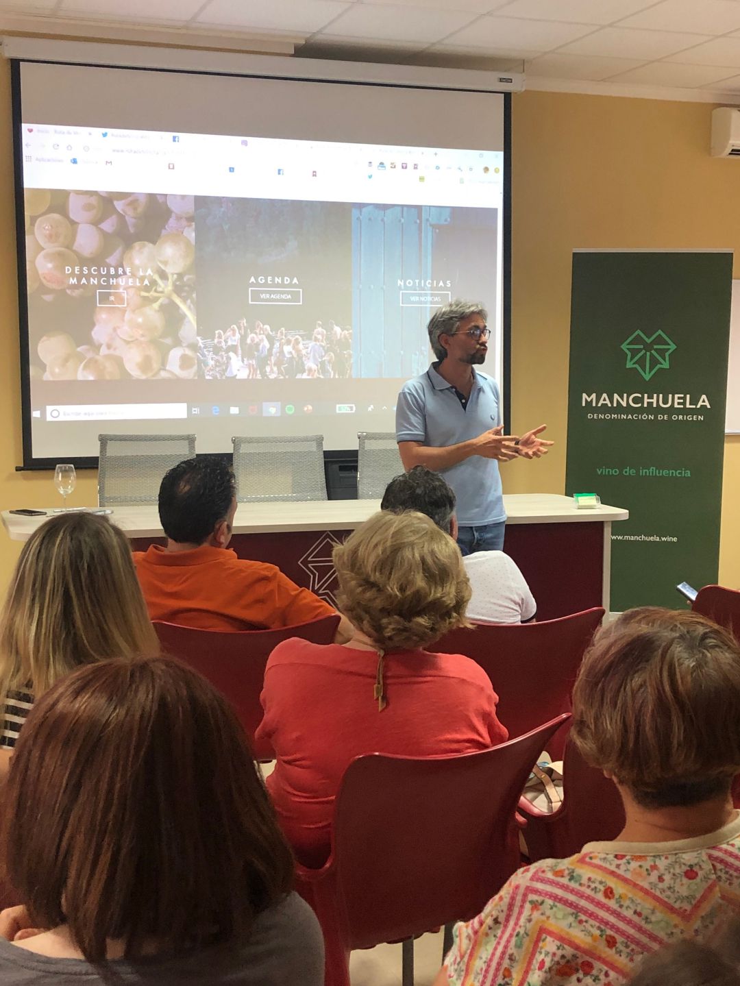 Pedro Antonio González, Presidente de la Ruta del Vino La Manchuela. Pedro Antonio González, Presidente de la Ruta del Vino La Manchuela.