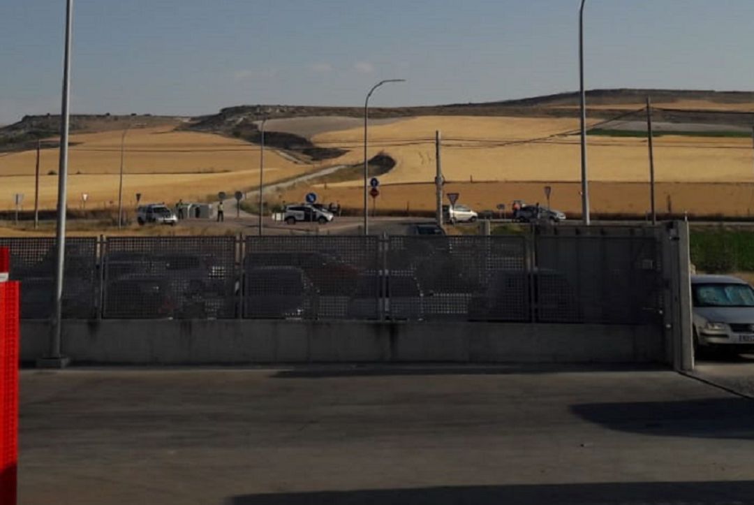 Accidente ocurrido esta mañana en la rotonda del polígono industrial Prado Vega de Cuéllar Accidente ocurrido esta mañana en la rotonda del polígono industrial Prado Vega de Cuéllar