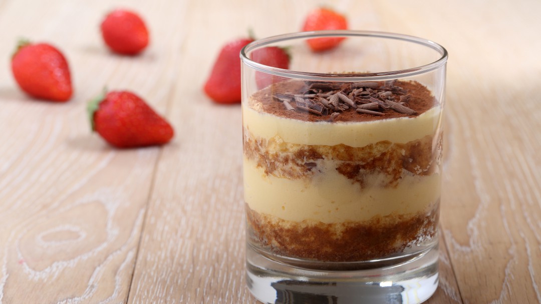 Espuma de pastel de boniato