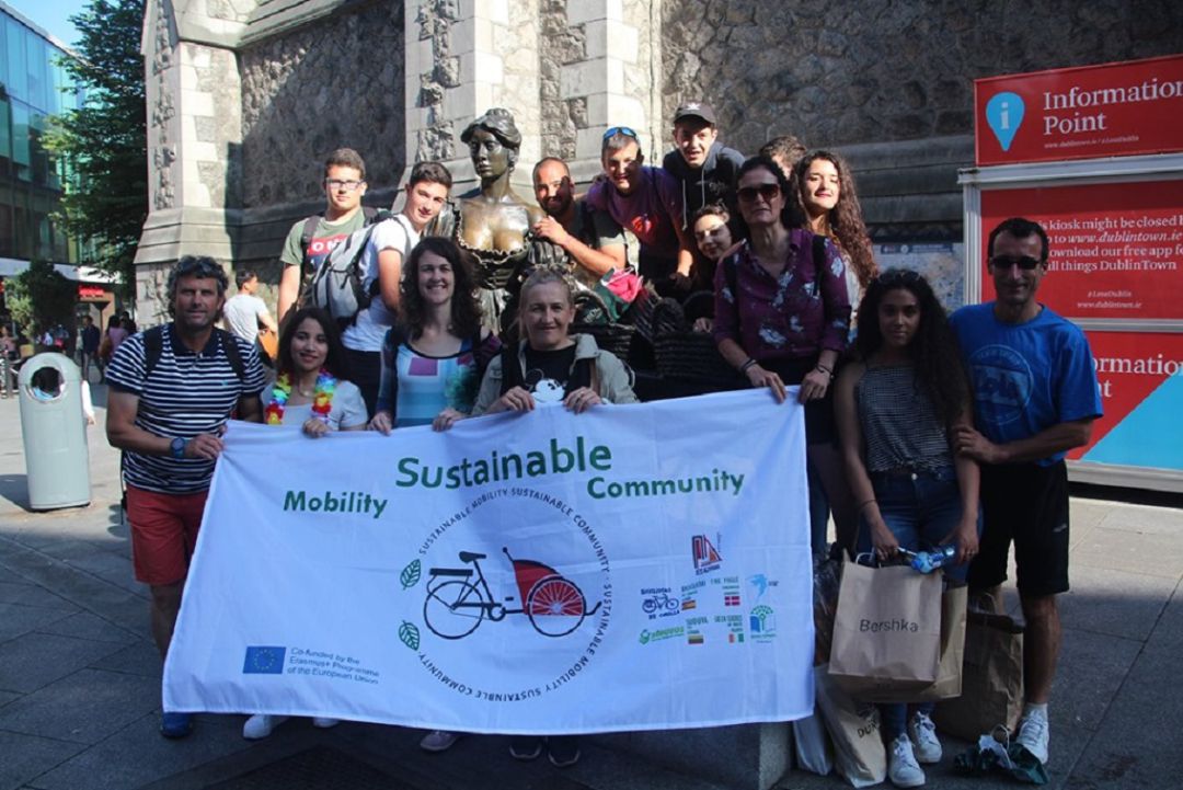 Participantes en el Erasmus “Movilidad sostenible, comunidad sostenible” de Dublín
Participantes en el Erasmus “Movilidad sostenible, comunidad sostenible” de Dublín