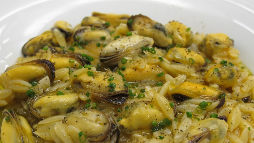Risotto de mejillones