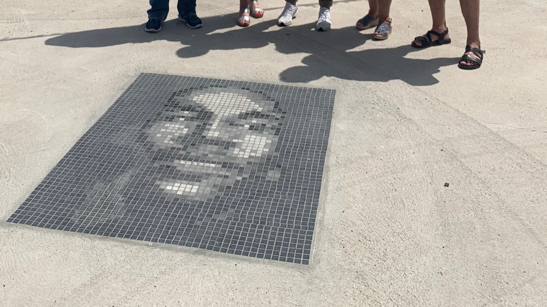 Un mosaico para recordar el histórico paso de Bob Marley por Ibiza