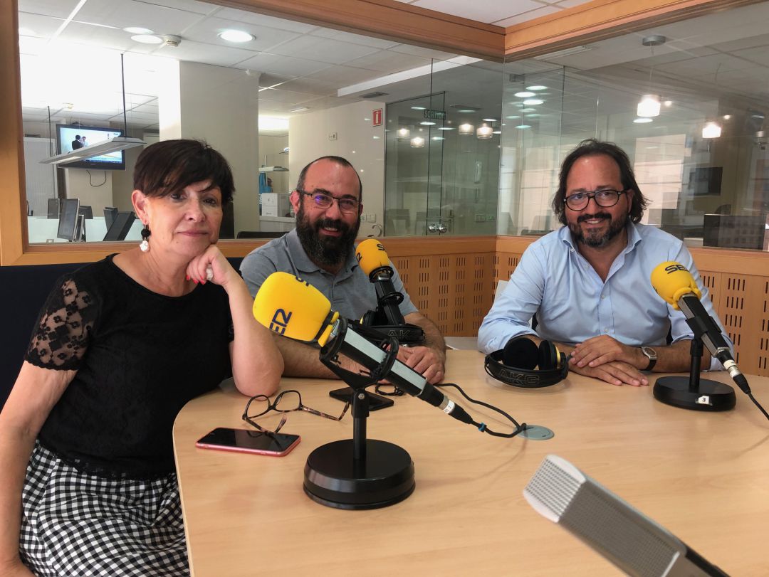 Carmen Echazarreta, Josep Campmajó i Àlex Sáez Carmen Echazarreta, Josep Campmajó i Àlex Sáez
