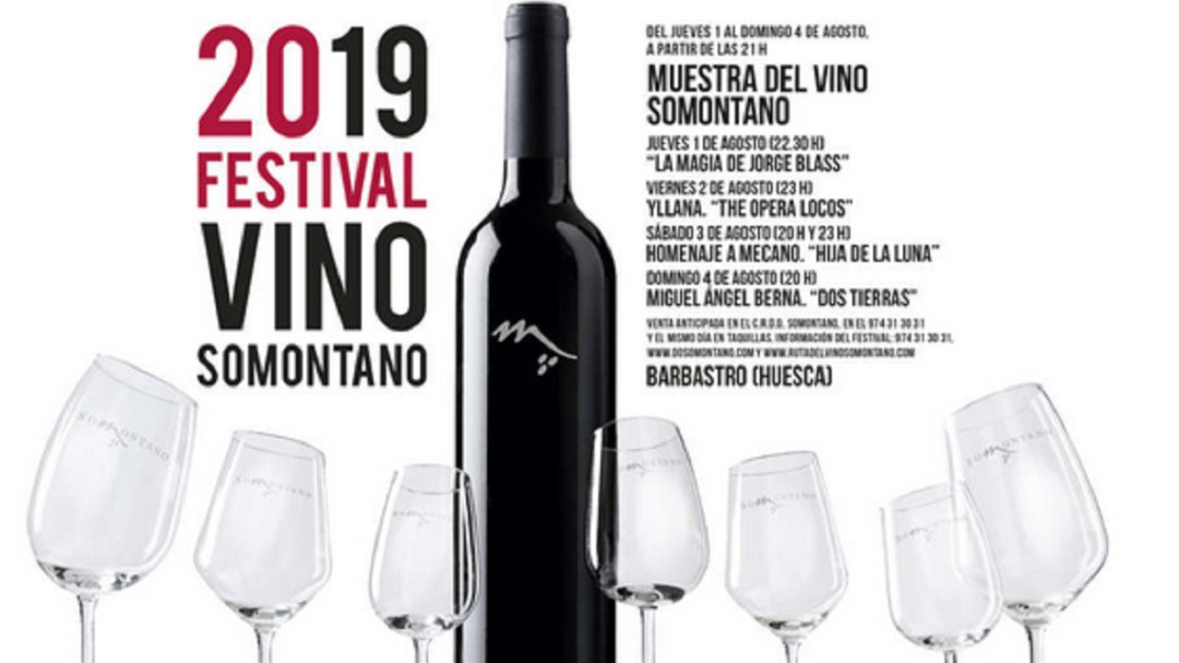 20 años de Festival Vino Somontano. 20 veranos de música, vino y gastronomía