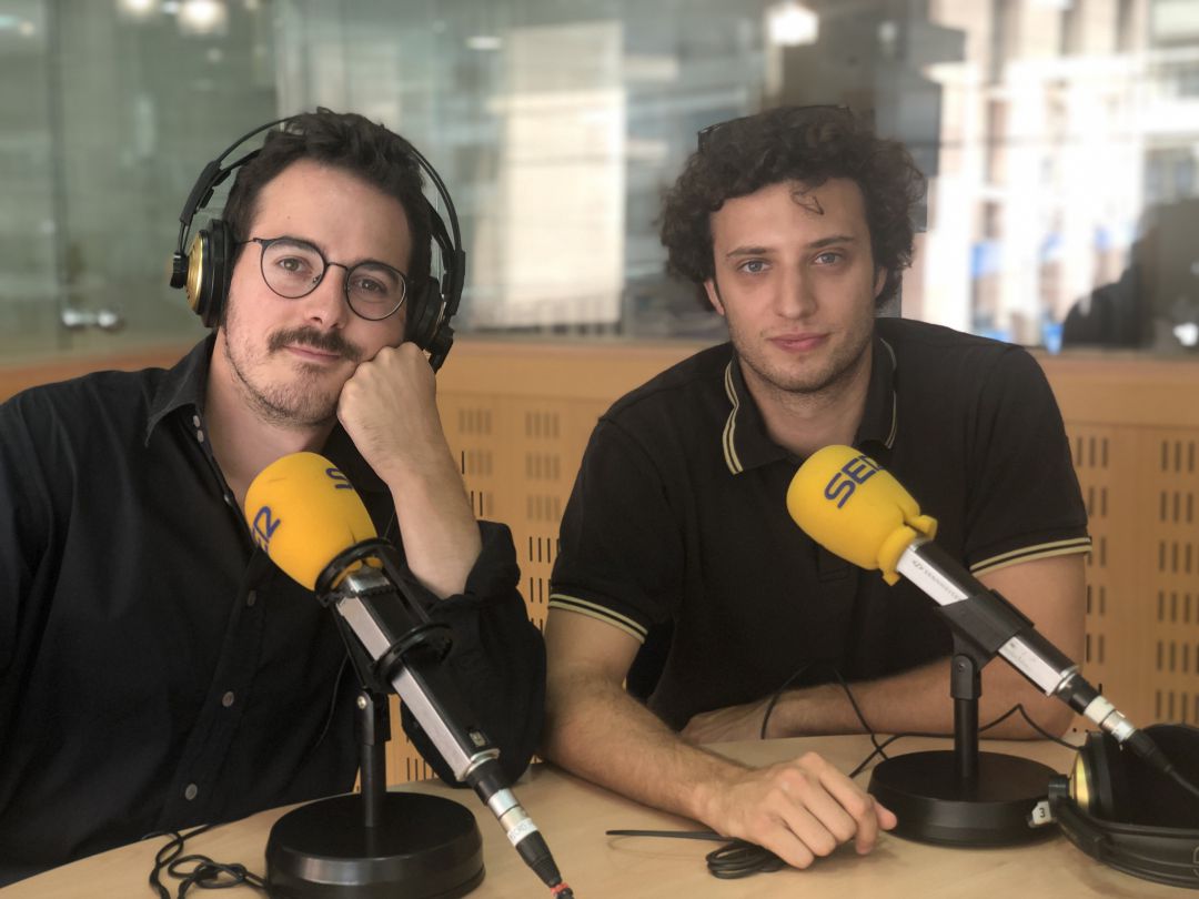 Aleix Turon i Joan Delgado a l'estudi 1 Aleix Turon i Joan Delgado a l'estudi 1