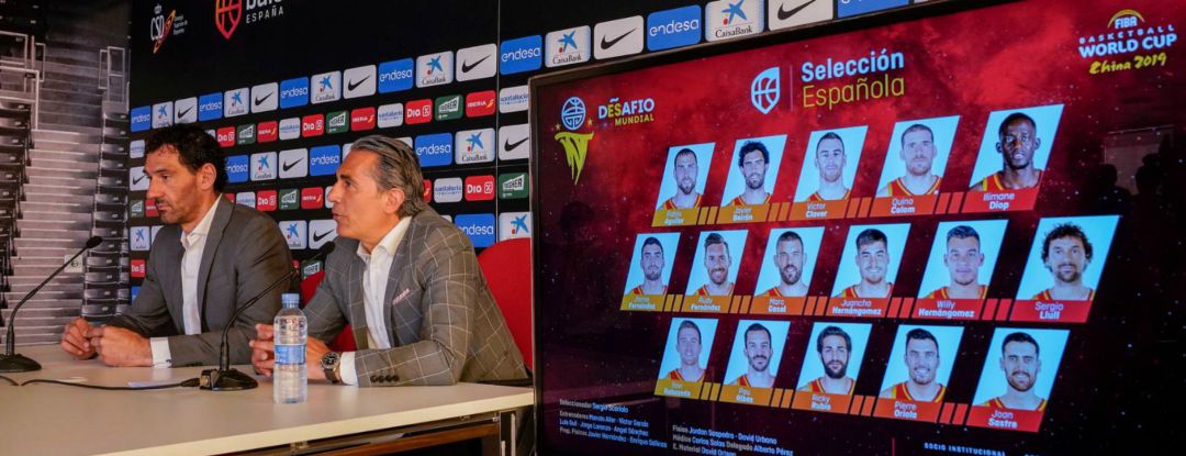 Scariolo y Garbajosa ofrecieron la lista de España para el Mundial de China Scariolo y Garbajosa ofrecieron la lista de España para el Mundial de China