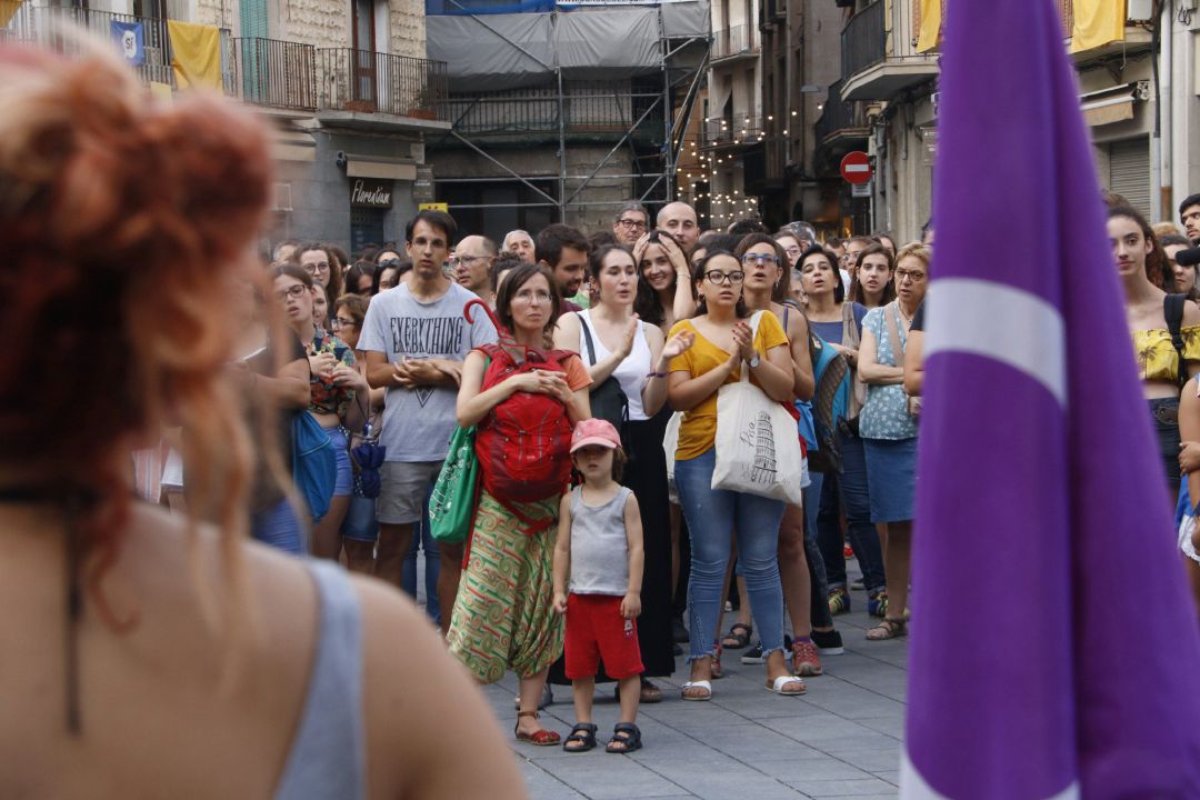 Manifestación por la violación de La Manada de Manresa. Manifestación por la violación de La Manada de Manresa.