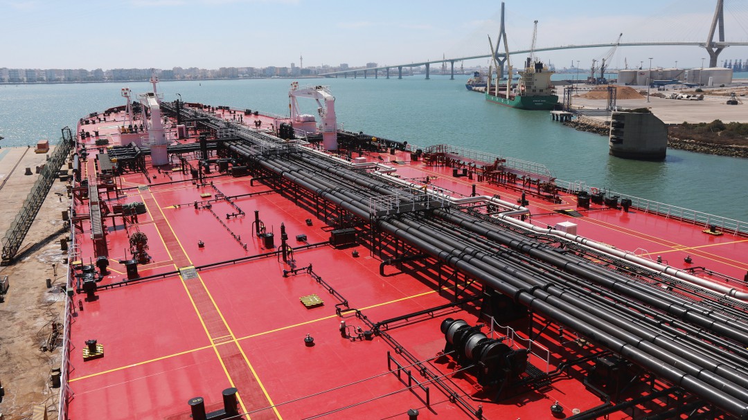 Navantia entrega el petrolero 'Monte Ulía' anunciando nueva carga de trabajo