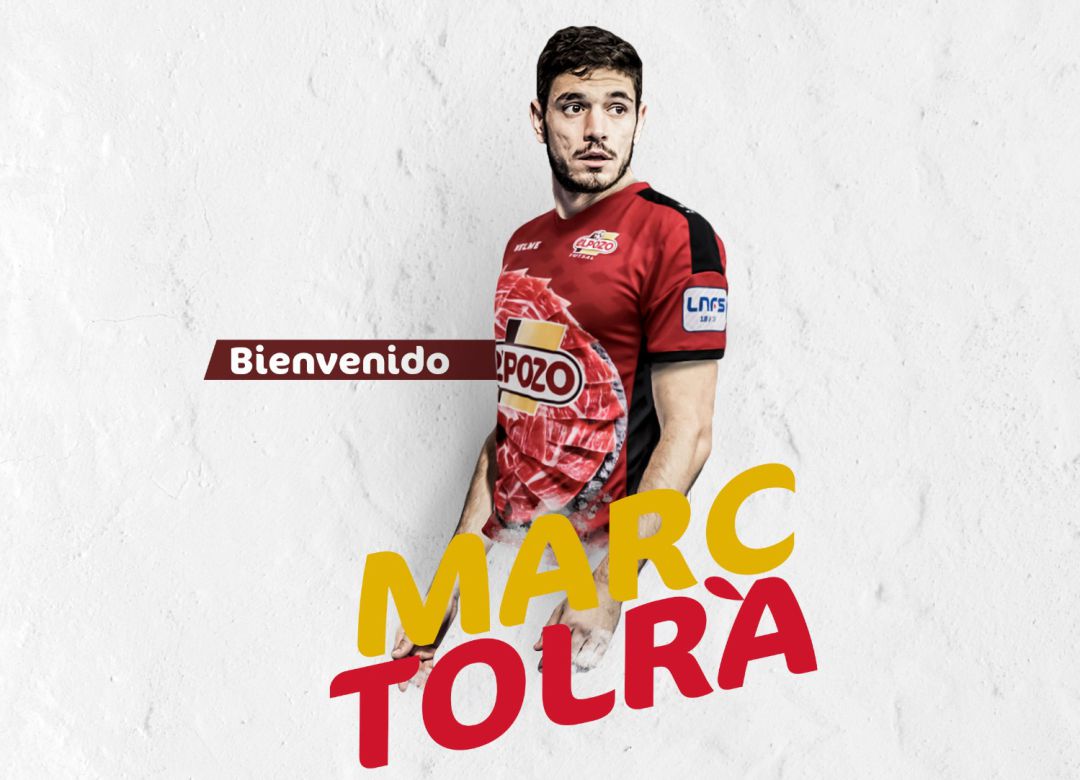 Cartel que anuncia el fichaje de Marc Tolrà Cartel que anuncia el fichaje de Marc Tolrà