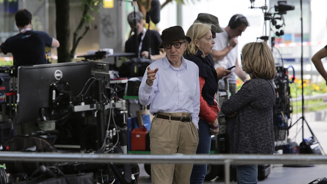 Cámara y acción, Woody Allen ya rueda en San Sebastián