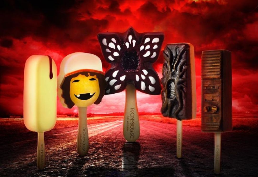 Helados de Jordi Roca inspirados en Stranger Things, a la venta en Rocambolesc. Helados de Jordi Roca inspirados en Stranger Things, a la venta en Rocambolesc.