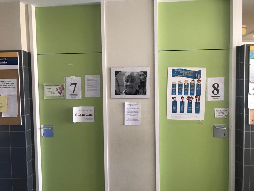 Sala de espera de la unidad de pediatría del Centro de Salud de Motilla del Palancar Sala de espera de la unidad de pediatría del Centro de Salud de Motilla del Palancar