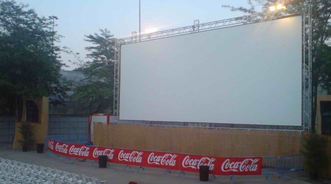 Foto de archivo de un Cine de Verano. Foto de archivo de un Cine de Verano.