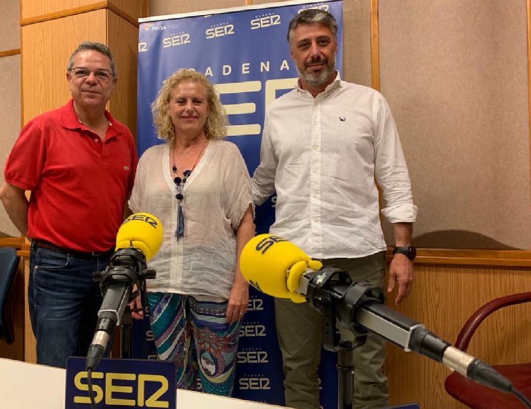 Salomón Hachuel, Aurora Baena y Arturo Maisanaba Salomón Hachuel, Aurora Baena y Arturo Maisanaba