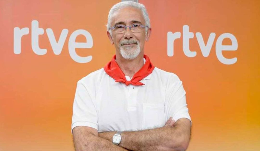 Javier Solano, histórico presentador de los Sanfermines en TVE. Javier Solano, histórico presentador de los Sanfermines en TVE.