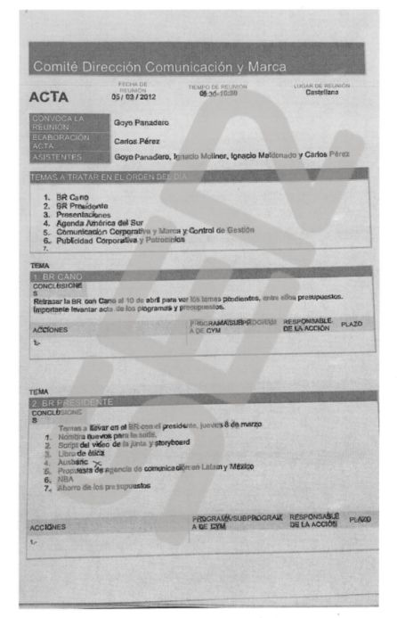 Actas del BBVA implican a Francisco González en el espionaje a Ausbanc Actas del BBVA implican a Francisco González en el espionaje a Ausbanc