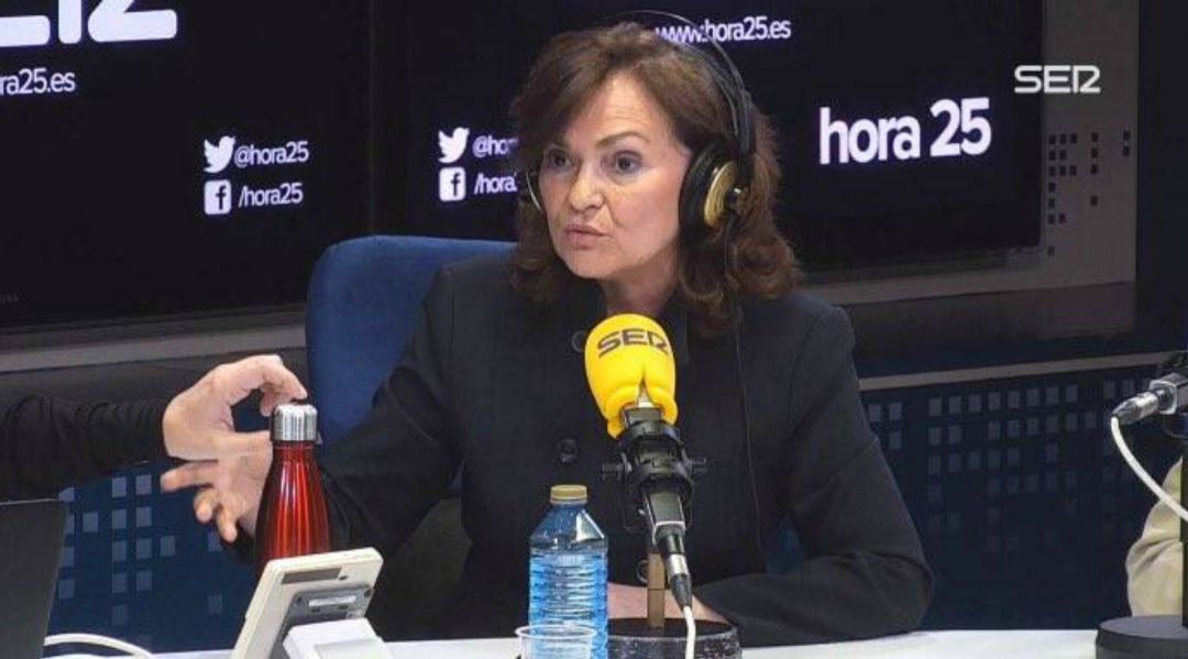 La vicepresidenta del Gobierno en funciones Carmen Calvo. La vicepresidenta del Gobierno en funciones Carmen Calvo.