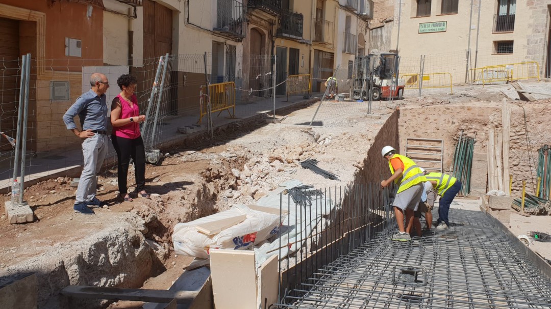 Onda reactiva las obras de la plaza de la Sinagoga