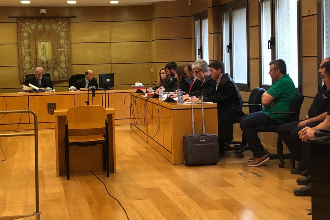 Momento del anuncio de los delitos imputados al empresario de Infantes Momento del anuncio de los delitos imputados al empresario de Infantes