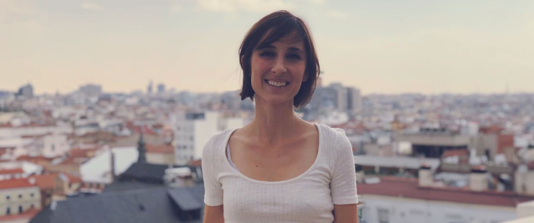 Julia Varela en la terraza de la Cadena SER Julia Varela en la terraza de la Cadena SER