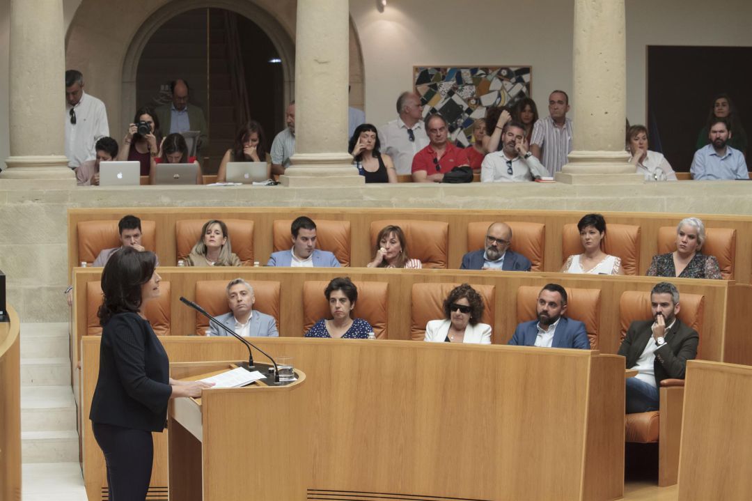 Andreu, durante su intervención Andreu, durante su intervención