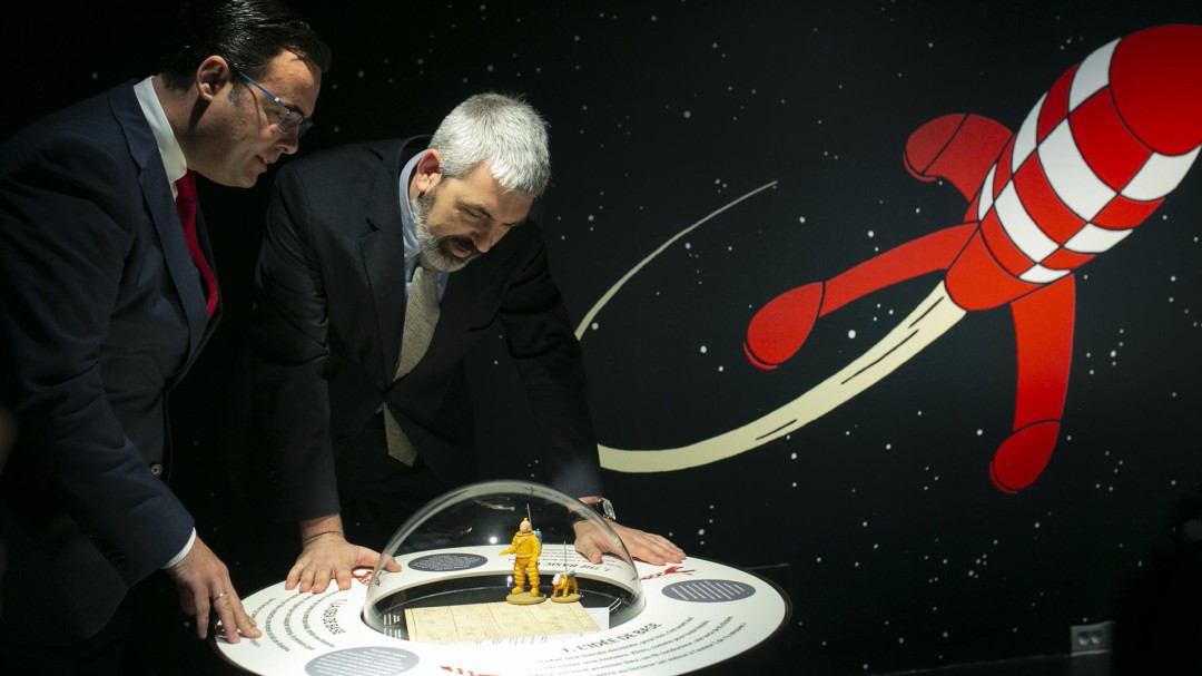 Tintín y la Luna, en CaixaForum