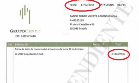 El 90% de los ingresos de las empresas de Villarejo en el año 2014 provenían del BBVA El 90% de los ingresos de las empresas de Villarejo en el año 2014 provenían del BBVA