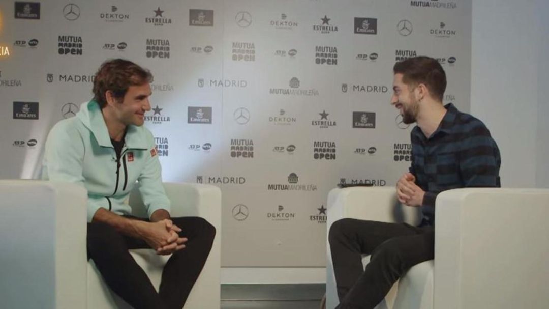 Roger Federer y Broncano Roger Federer y Broncano