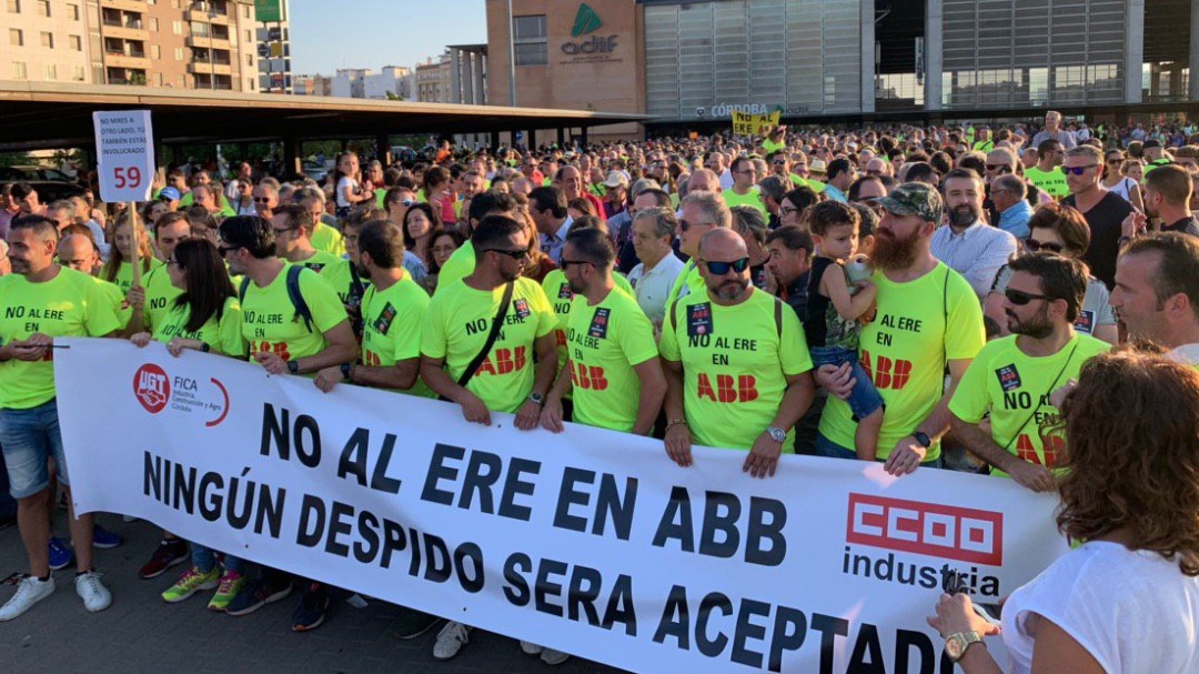 Córdoba salió a la calle para protestar por el ERE en ABB