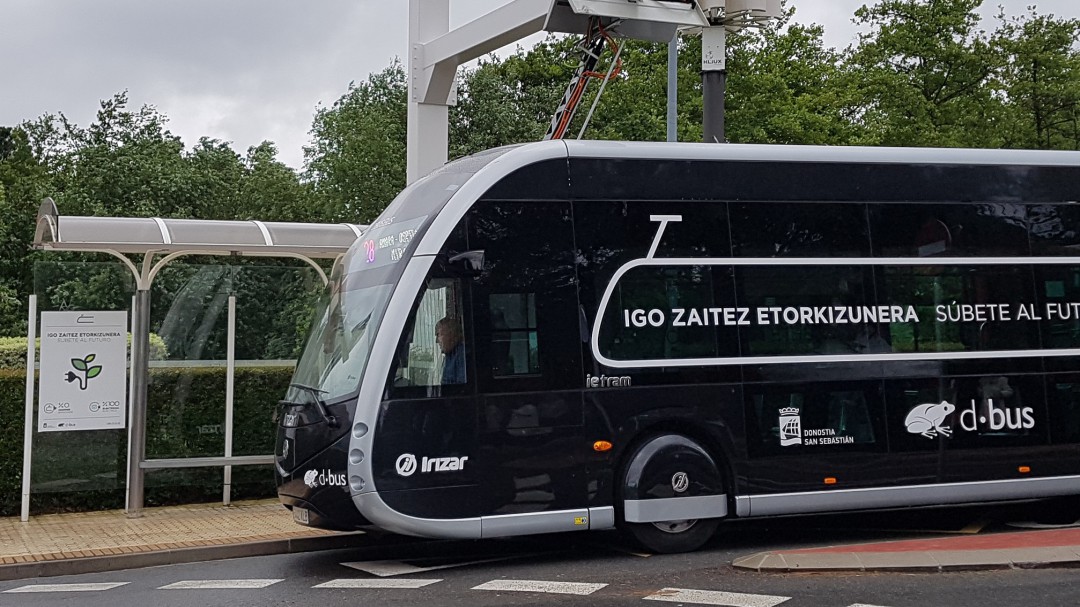 Dbus electrificará la línea 17- Gros-Amara-Miramon