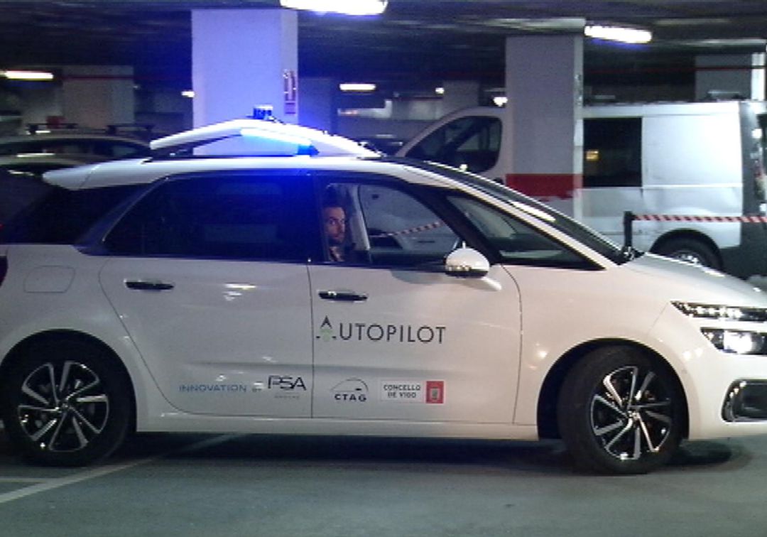 El vehículo autónomo, de pruebas por Vigo