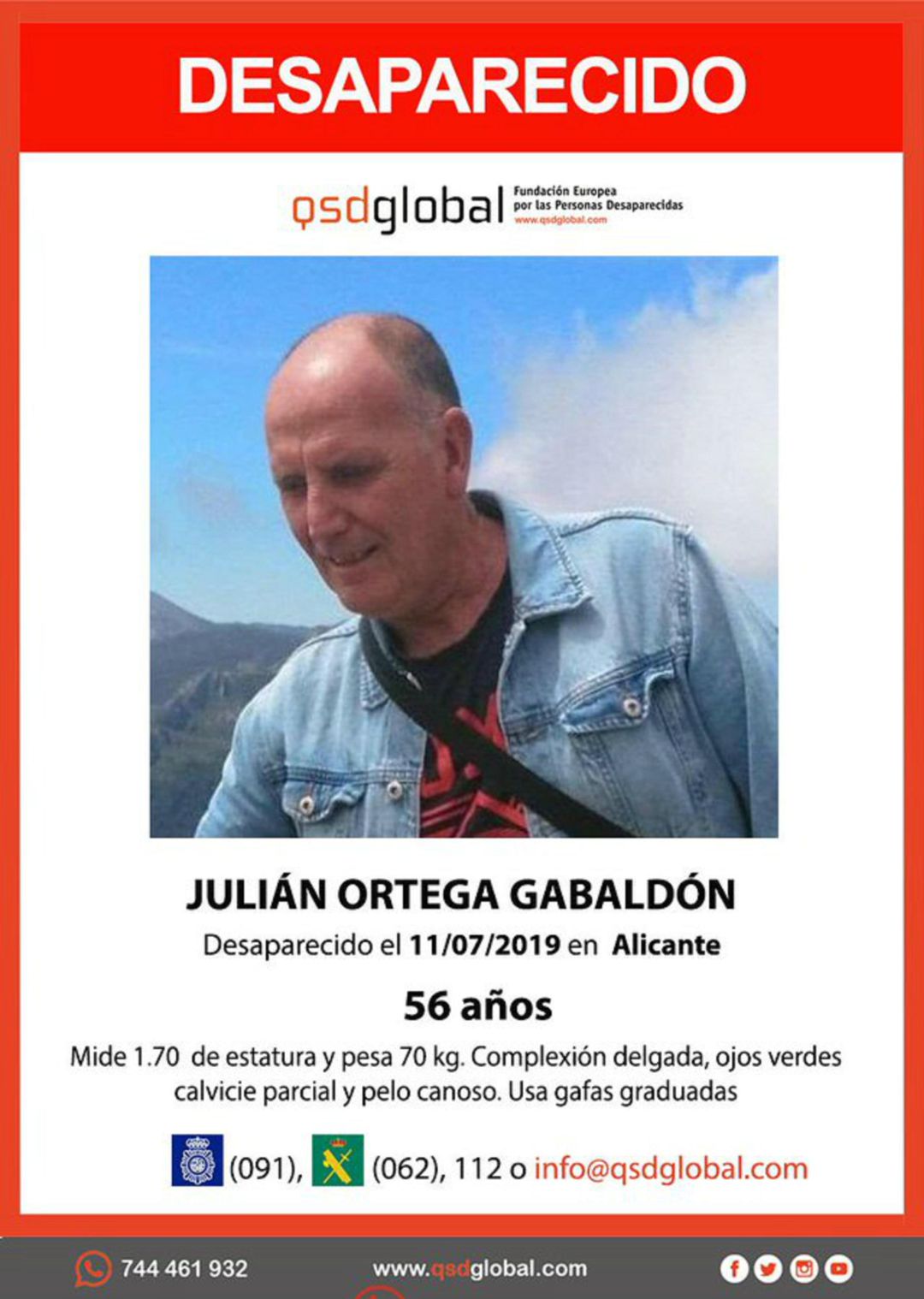 Un vecino de El Provencio desaparecido en Alicante Un vecino de El Provencio desaparecido en Alicante