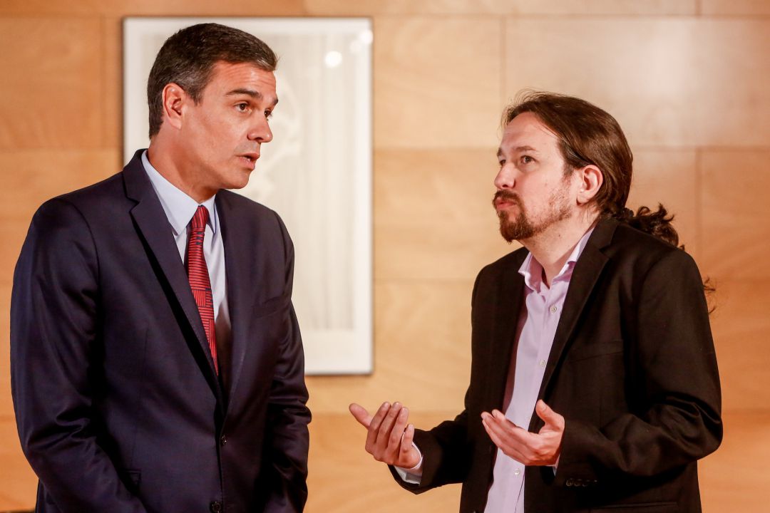Pedro Sánchez dice que "el principal escollo es la participación de Pablo Iglesias en el Gobierno" Pedro Sánchez dice que "el principal escollo es la participación de Pablo Iglesias en el Gobierno"