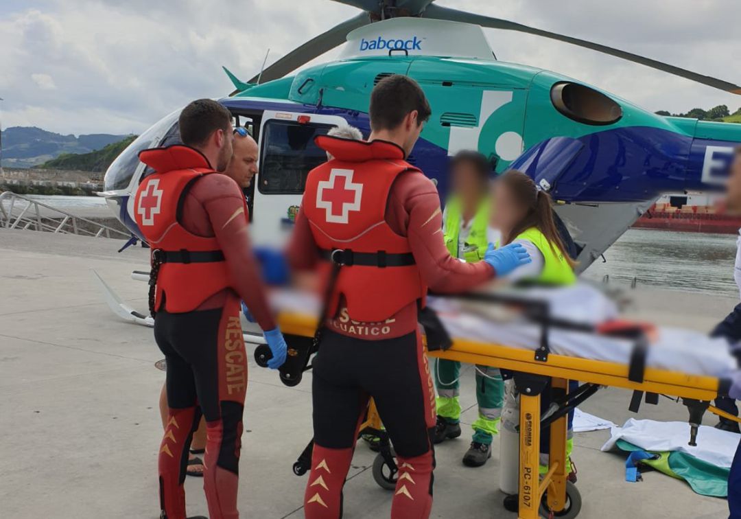 La menor arrollada en Bermeo, ingresada en el hospital de Cruces