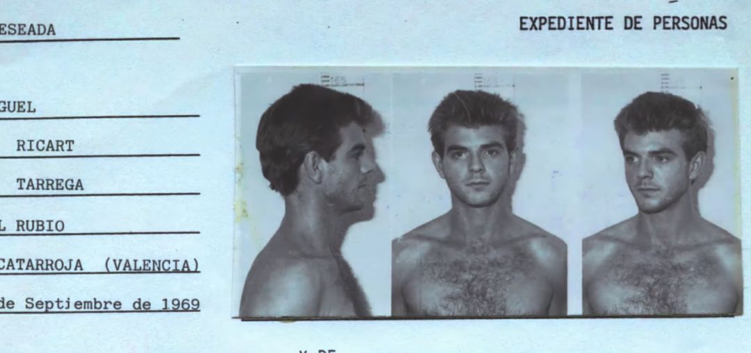 Ficha policial de Miquel Ricart, único detenido por el caso de las Niñas de Alcàsser, que fue liberado tras cumplir 20 de los 170 años de condena gracias a la derogación de la doctrina Parot Ficha policial de Miquel Ricart, único detenido por el caso de las Niñas de Alcàsser, que fue liberado tras cumplir 20 de los 170 años de condena gracias a la derogación de la doctrina Parot