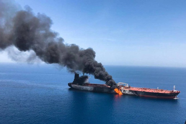 EEUU acusa a Irán de los "ataques" a petroleros en el golfo de Omán EEUU acusa a Irán de los "ataques" a petroleros en el golfo de Omán