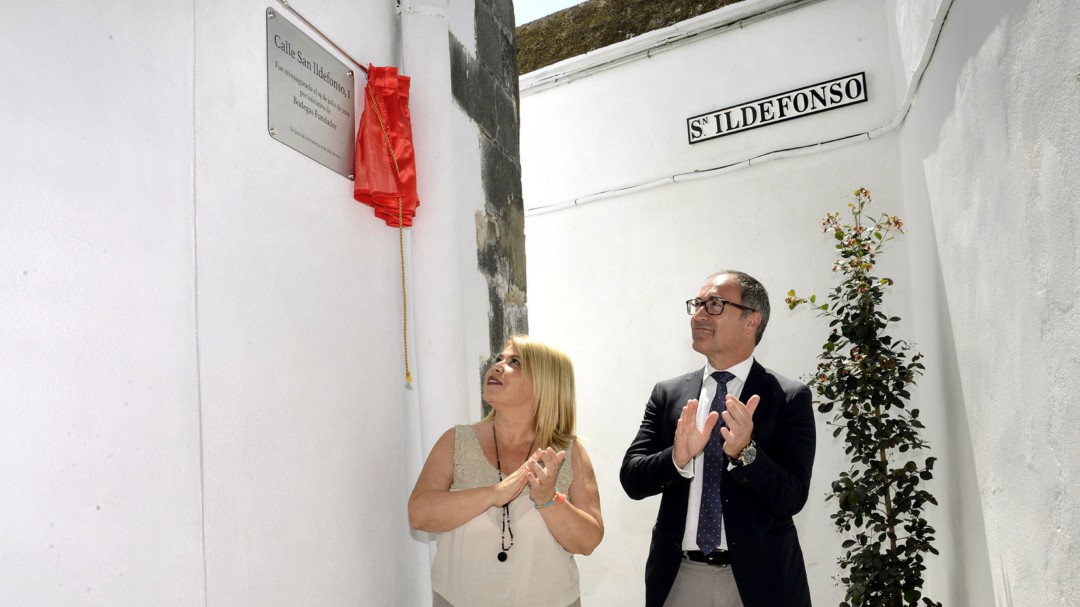 Fundador reinaugura la calle San Idelfonso 1 en Jerez