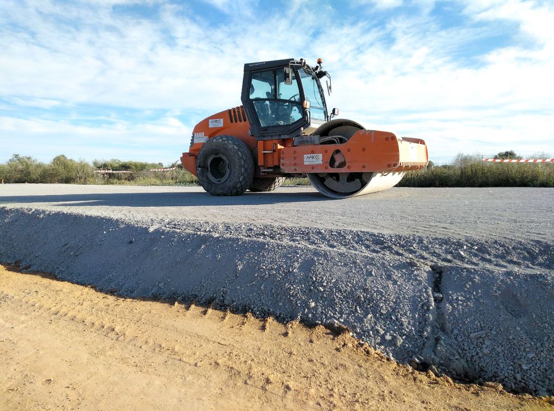 Los antiautopista alerta del uso de metales peligrosos en las obras de la carretera Llucmajor - Campos Los antiautopista alerta del uso de metales peligrosos en las obras de la carretera Llucmajor - Campos