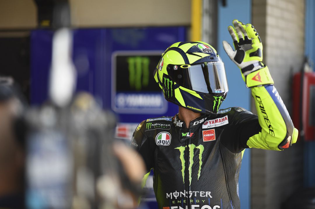 Valentino Rossi, durante el Gran Premio de Holanda Valentino Rossi, durante el Gran Premio de Holanda