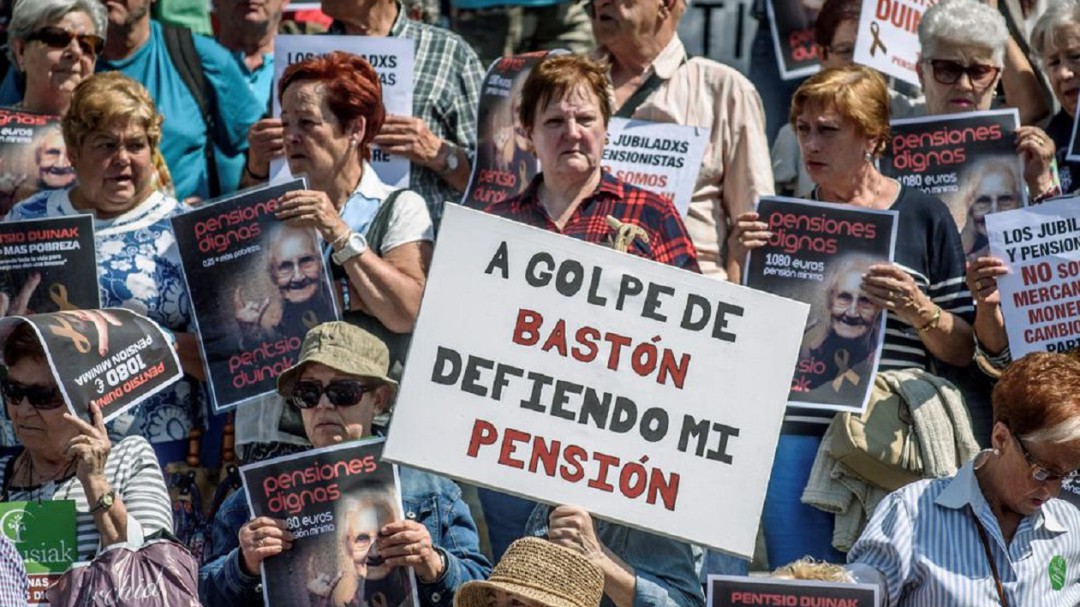 Los pensionistas desconfían de las palabras de Sánchez