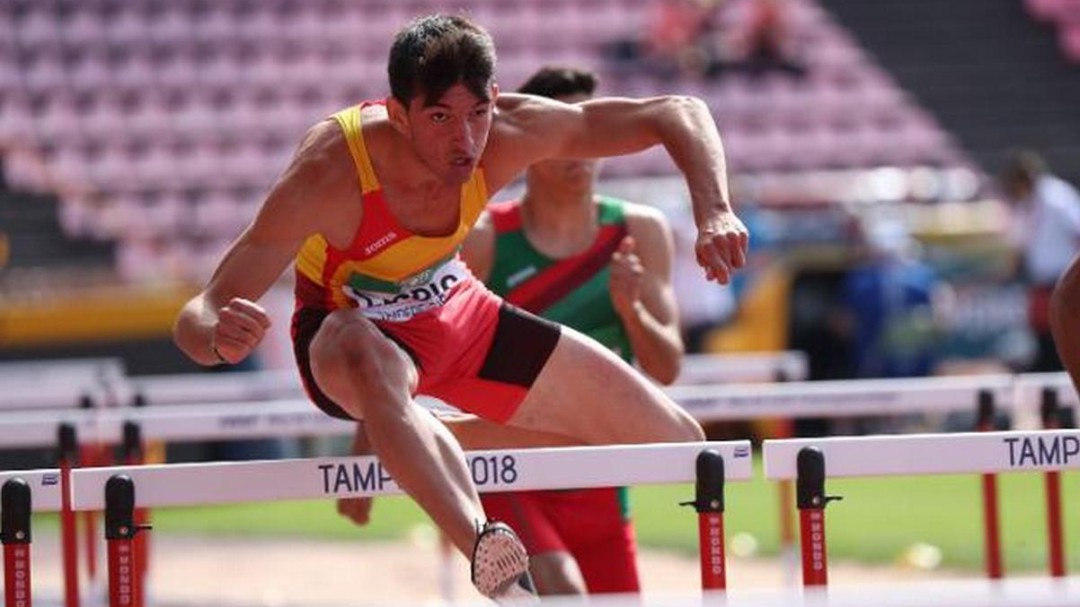 Quique Llopis 4º en 110m vallas y Gema Martí 9ª en lanzamiento de martillo en el Europeo sub-20
