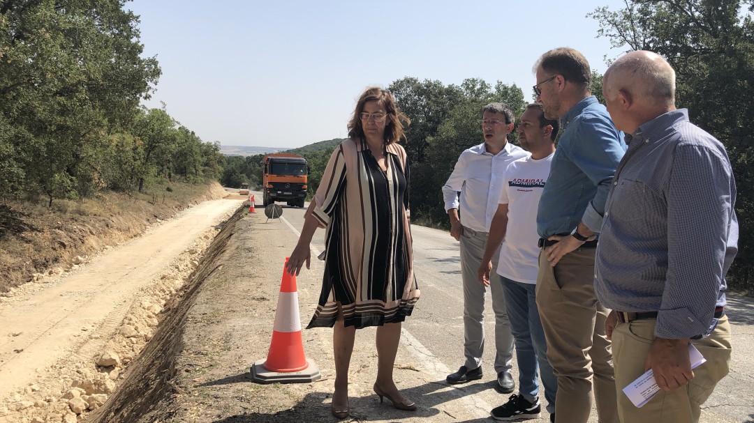 Las obras de mejora del Monte "El Viejo" evolucionan favorablemente