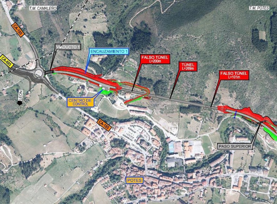 Aprobado el trazado del subtramo norte de la variante de Potes, que no atravesará Cillorigo de Liébana Aprobado el trazado del subtramo norte de la variante de Potes, que no atravesará Cillorigo de Liébana