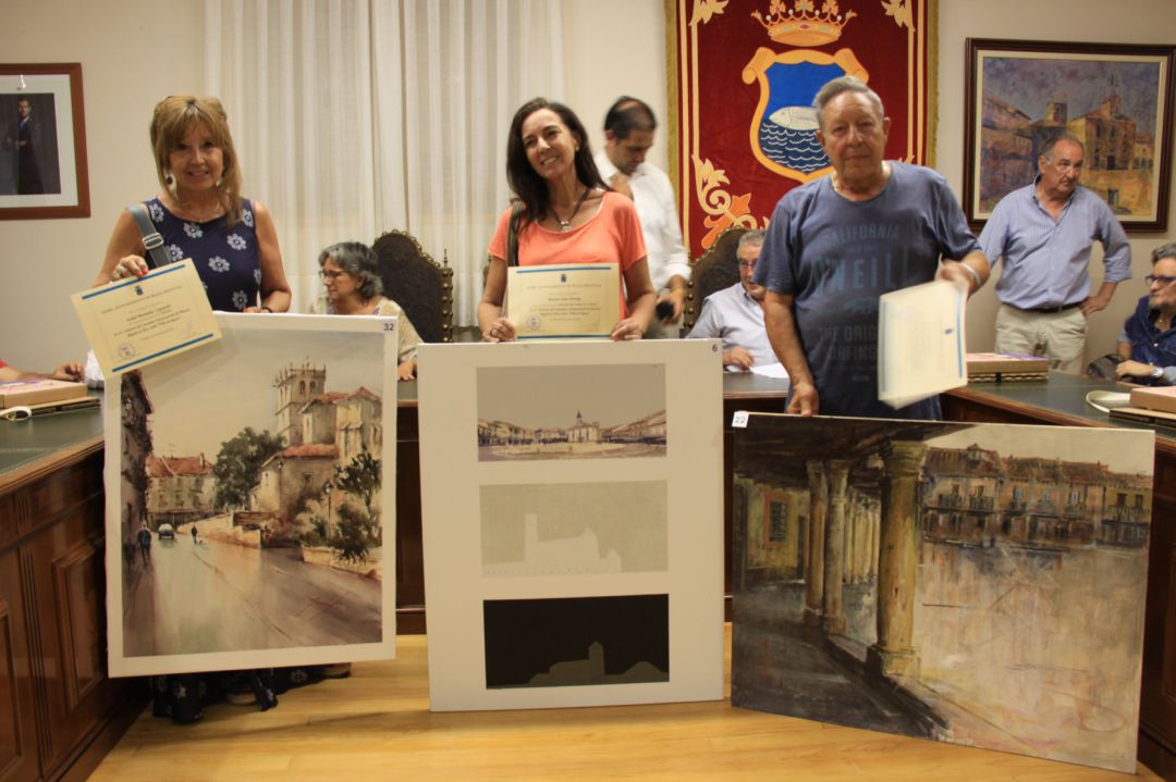 Premiados en el Certamen de Pintura Rápida de Riaza Premiados en el Certamen de Pintura Rápida de Riaza