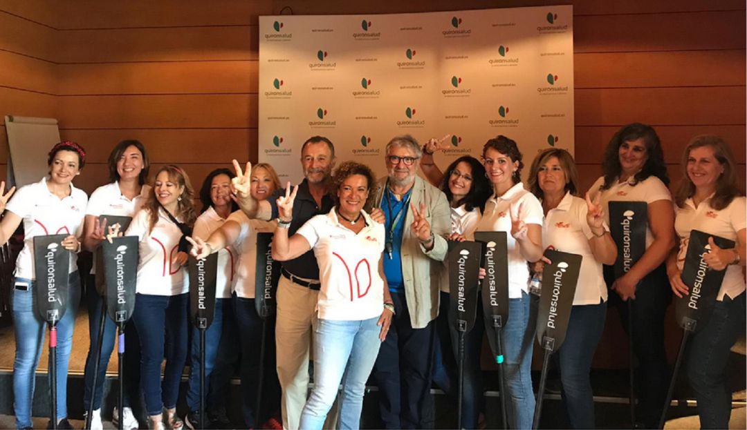 Quirónsalud patrocina el dragon boat del equipo de mujeres que han tenido cáncer de mama Quirónsalud patrocina el dragon boat del equipo de mujeres que han tenido cáncer de mama